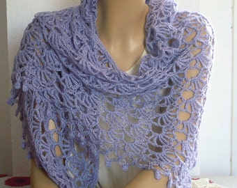 shawl lilac