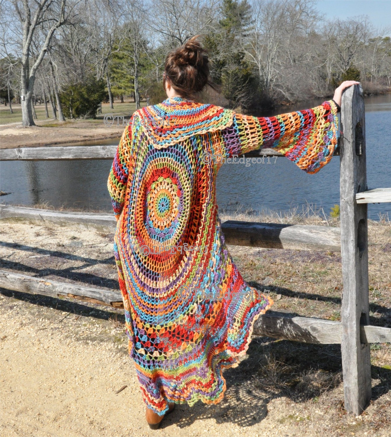 Bohemian Hippie Sweater Crochet PATTERN Gypsy that Remains