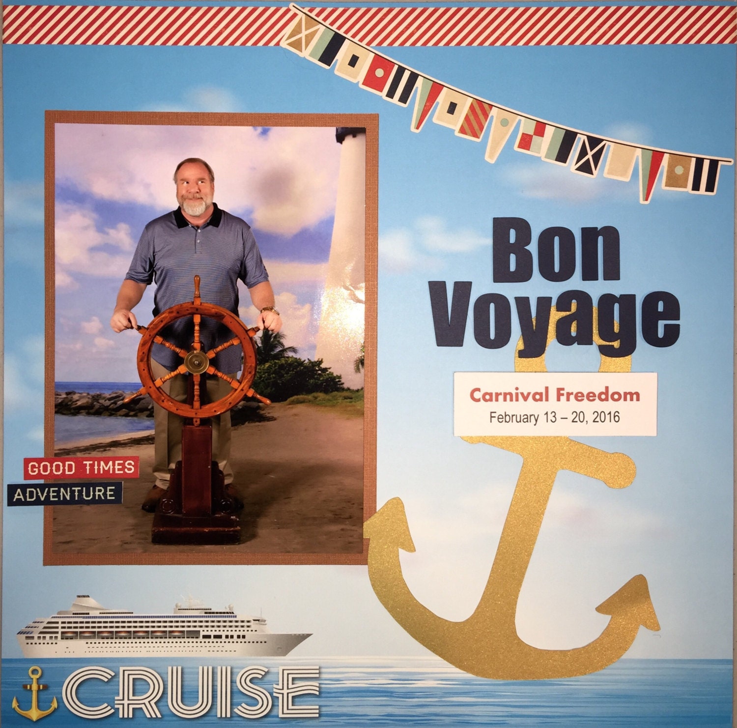 Cruise Scrapbook Album Cruise Vacation Scrapbook Album Custom