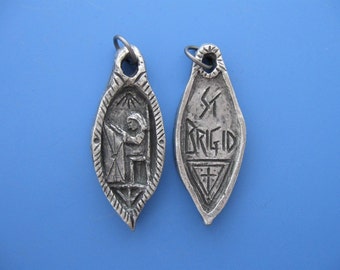 St. Brigid: Patron of Students and Ireland, Handmade Medal