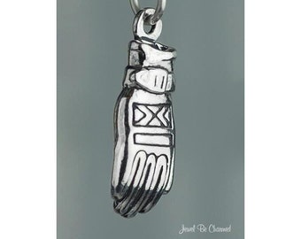 Sterling Silver Winter Glove Charm Gloves Cold Snow Skiing Solid .925