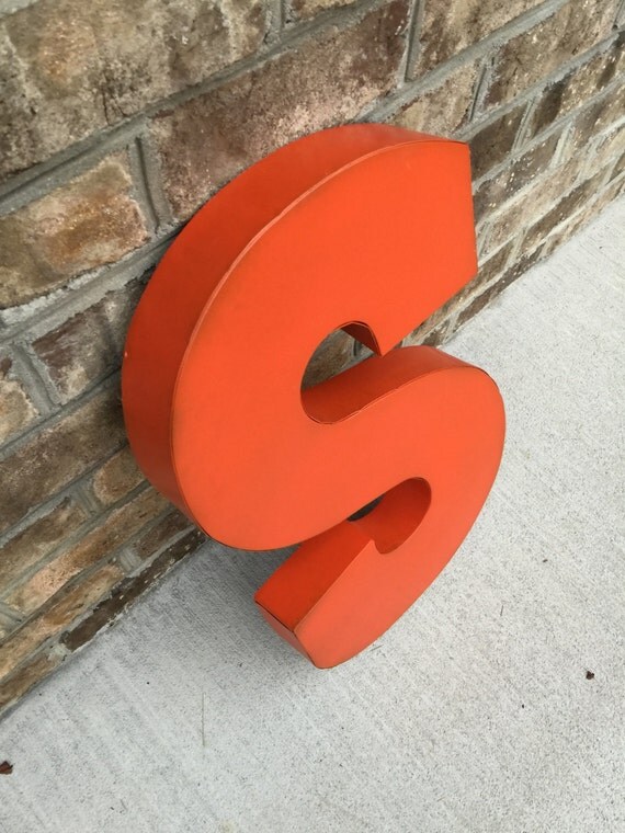 Metal Letters Wall Decor Wall Metal Letter by LaBellasCottage