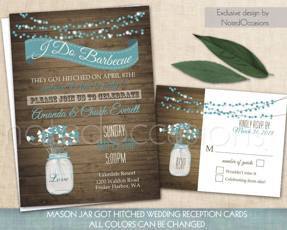 Barbecue Wedding Invitations 2