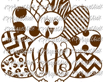 Turkey SVG Polka Dot Feathers for Monogram