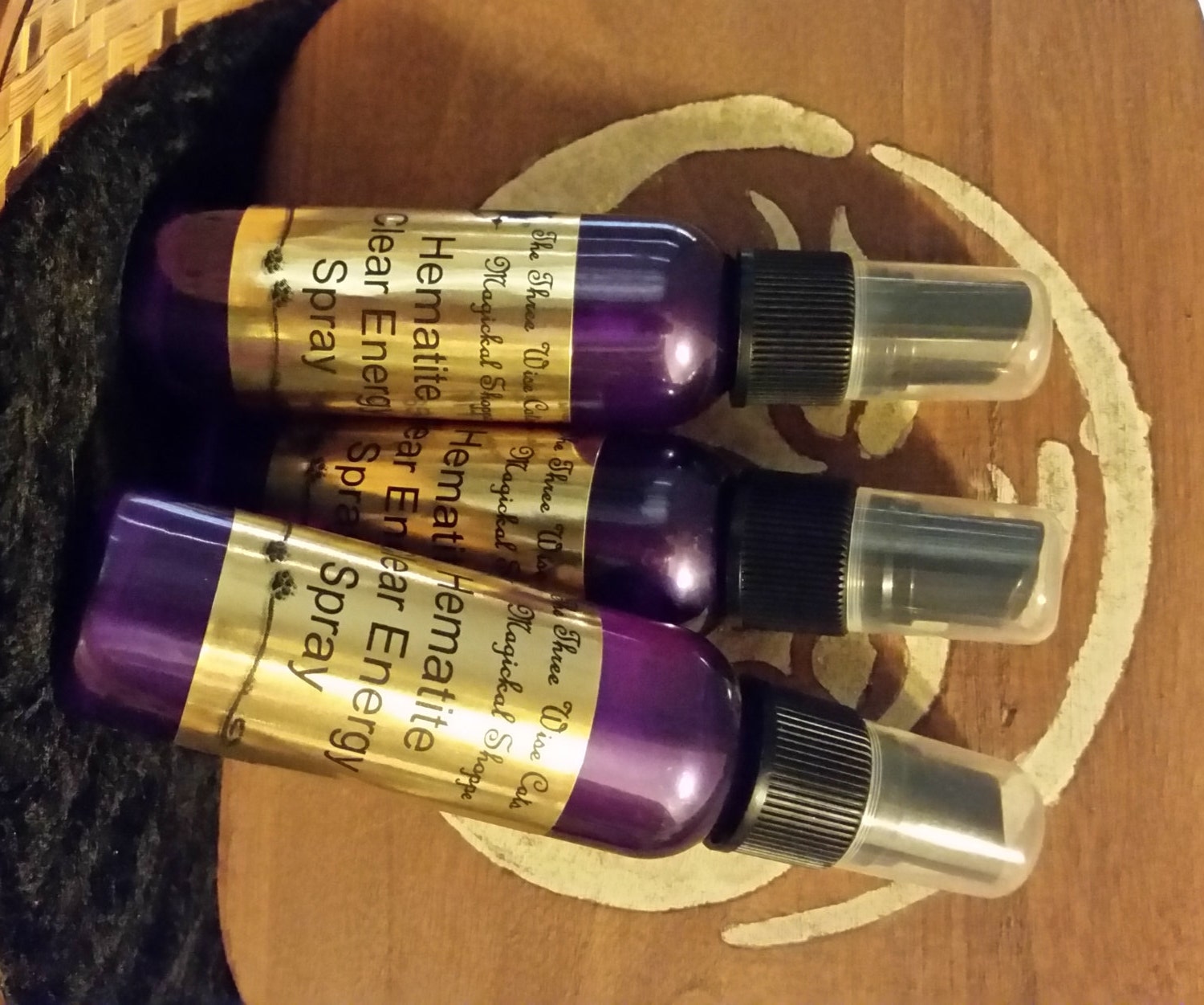 Hematite Clear Energy Spray Ground Protect Cleanse