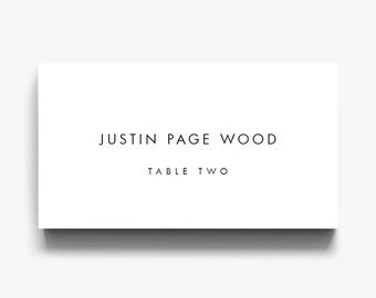 Name Card Template, Name Cards for Wedding, Table Cards, Place Card Template, Place Cards, Printable, Instant Download, Place Cards Wedding