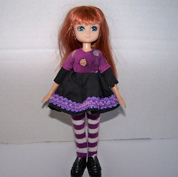 Handmade Lottie doll clothes dress and leggings outfit set