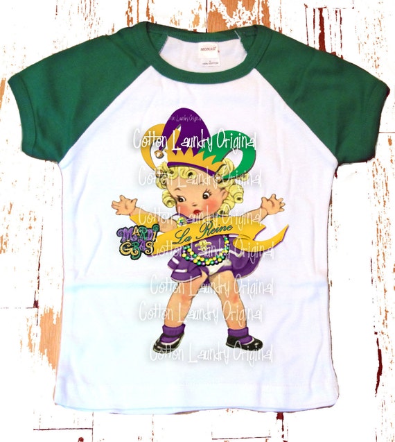 mardi gras raglan shirt