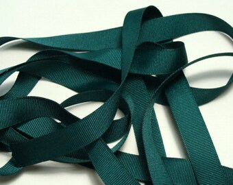 5/8" Grosgrain Ribbon - Hunter Green