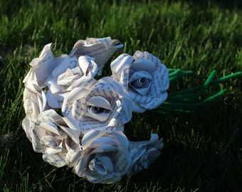 Shadowhunters roses - one dozen (12) roses made from a recycled Shadowhunters / City of Bones / Mortal Instruments book