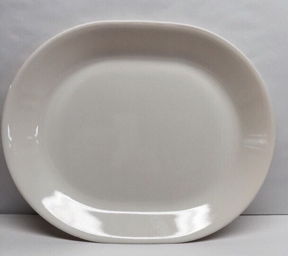 11 inch Platter Corelle Winter Frost Oval Vintage