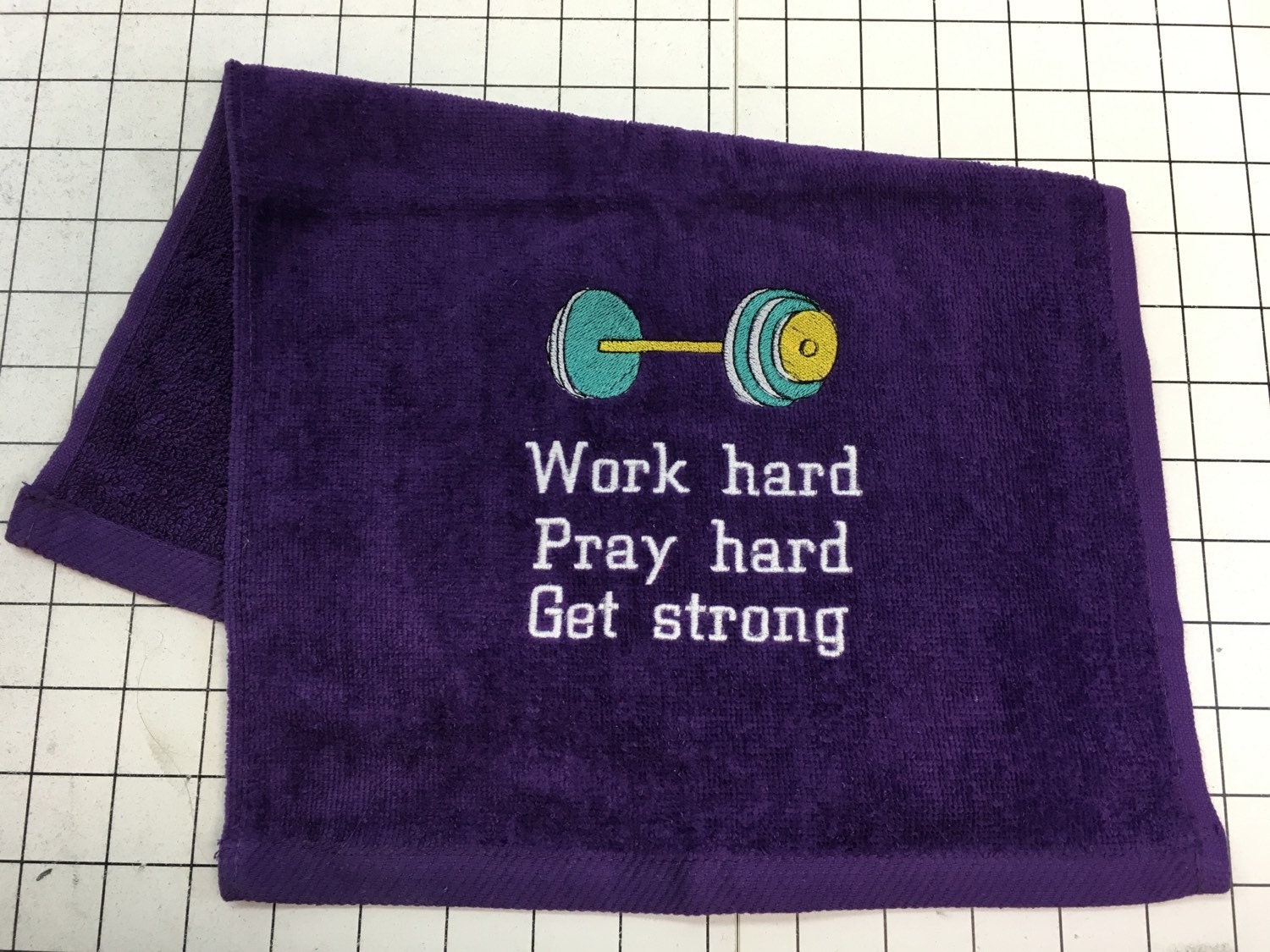 Personalized workout towel exercise towel yoga exercise