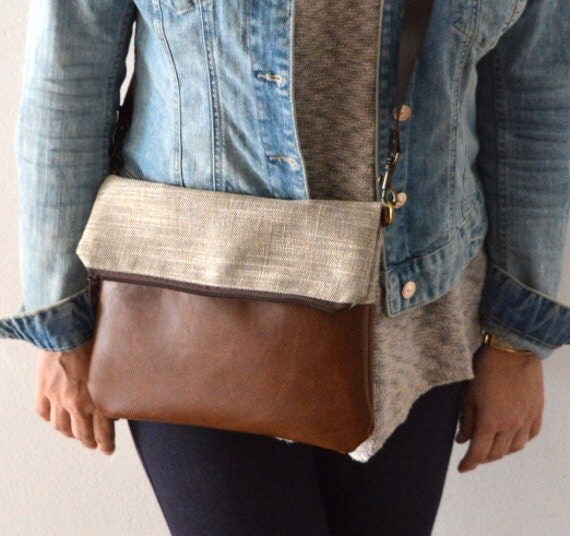 Crossbody Bag Everyday Shoulder Bag Crossbody Purse Fold