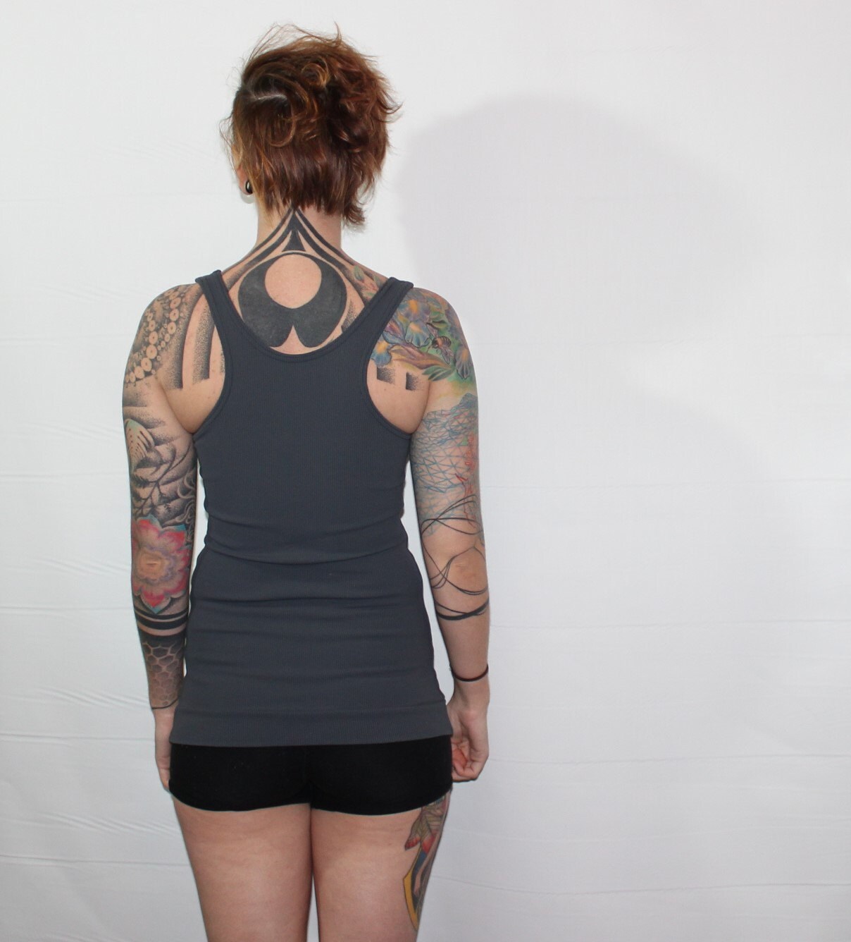 Custom 2in1 Long Compression Binder Top Tankini Racerback