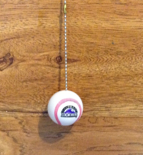Handmade Ceiling fan Pulls Colorado Rockies by cmsportscrafts
