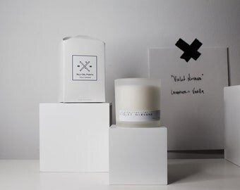 VIOLET NIRVANA // lavender & Vanilla scented soy candle