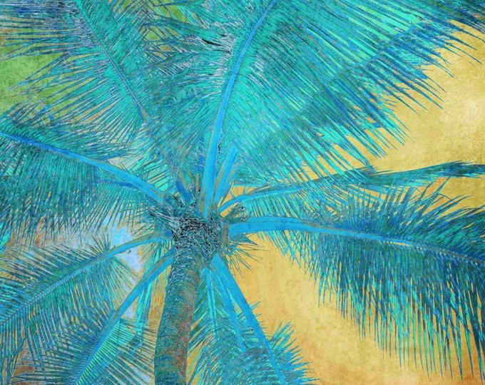 Palm Tree Sunset. Canvas Print by Irena Orlov 30" x 30"