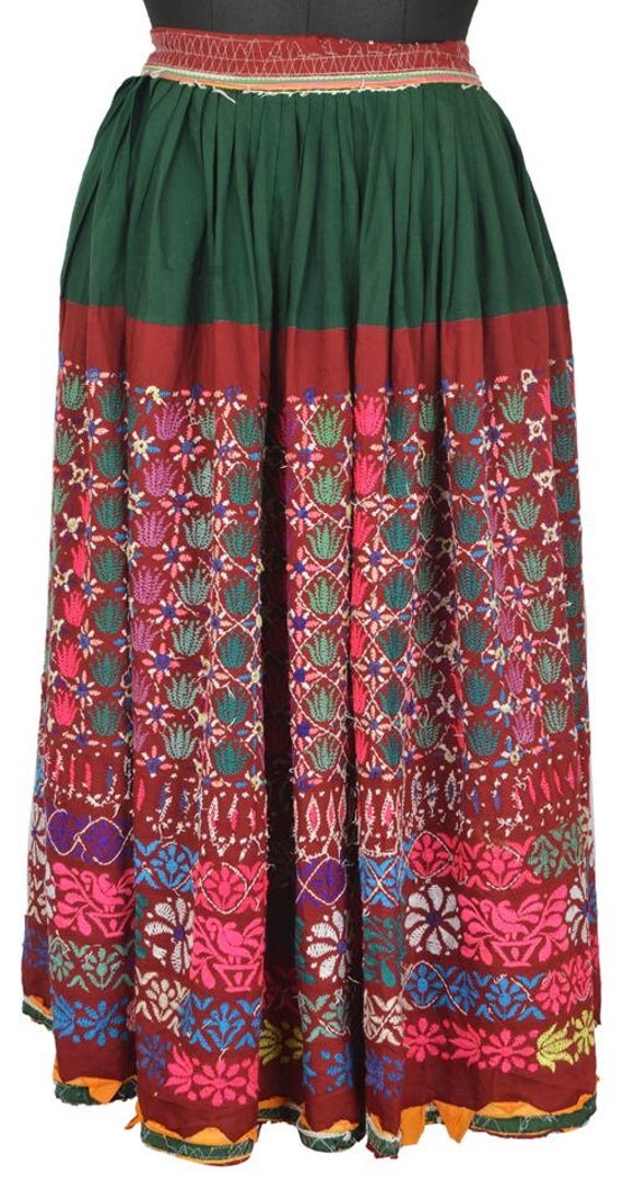 Vintage banjara skirt hobo gypsy belly dance tribal art India