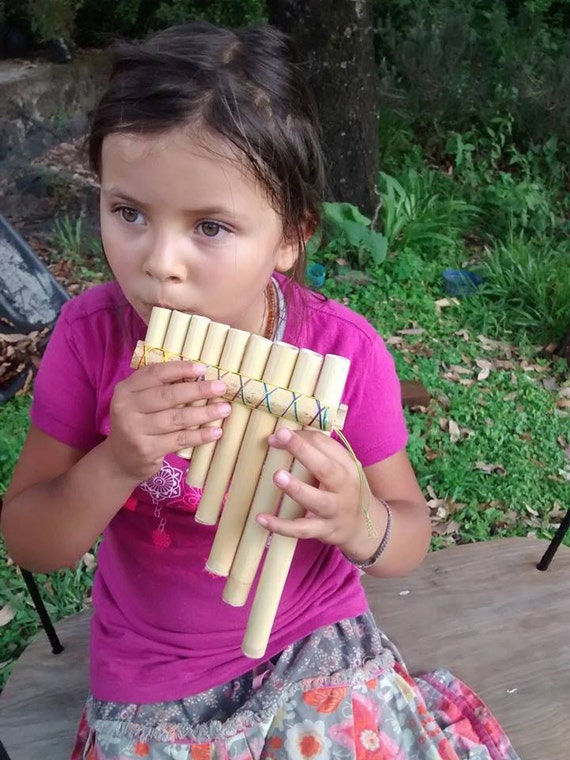 Bamboo pan pipes / bamboo flute / pan flute