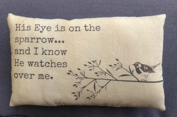 Sparrow Bird Pillow
