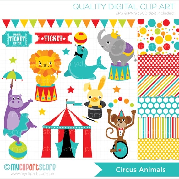 clipart circus animals - photo #27