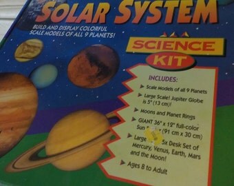 Solar System Planetary Science Kit , Science, Learning,Home Schooling,Toys,Vintage Toys,Not included in Coupon Sale:)S