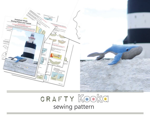 humpback whale sewing pattern