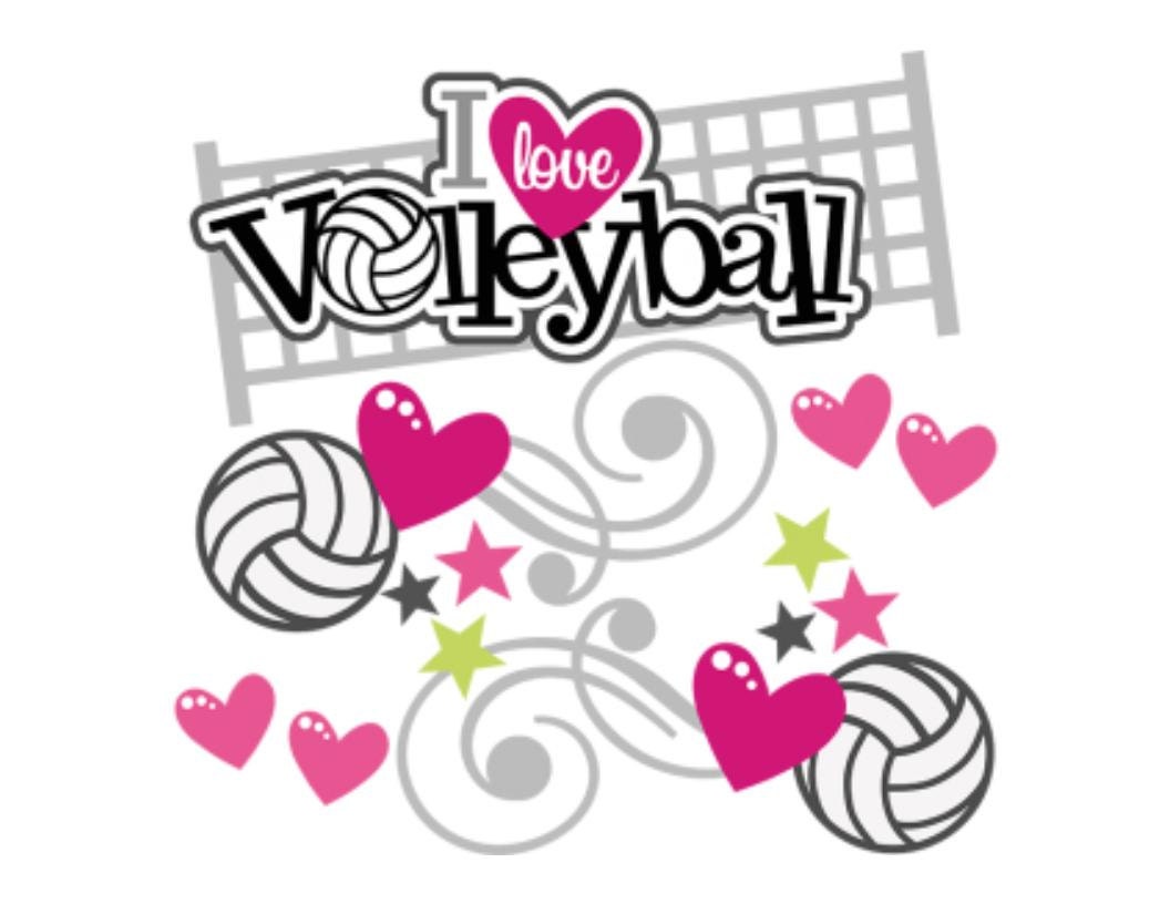 Scrapbook embellishment Volleyball scrapbook Volleyball die