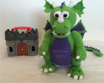 PDF Pattern: Cedric the Dragon **Crochet pattern only, not actual doll!**
