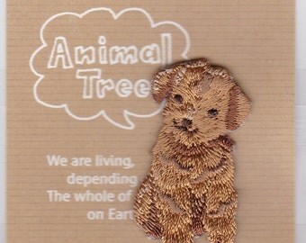 Toy Poodle Dog Embroidered Iron-on Applique Iron-on Patch (H459-014) Buy other items together for BETTER price.