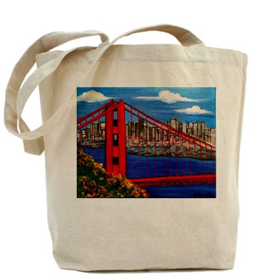 Tote Bag San Francisco Golden Gate Bridge 1 By Artist