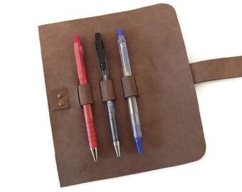 Leather Pen Roll, Leather Pencil Case, Roll Up Pencil Case, Pen Holder, Pencil Organizer, Travel Case, Pencil Holder, Pencil Storage Case