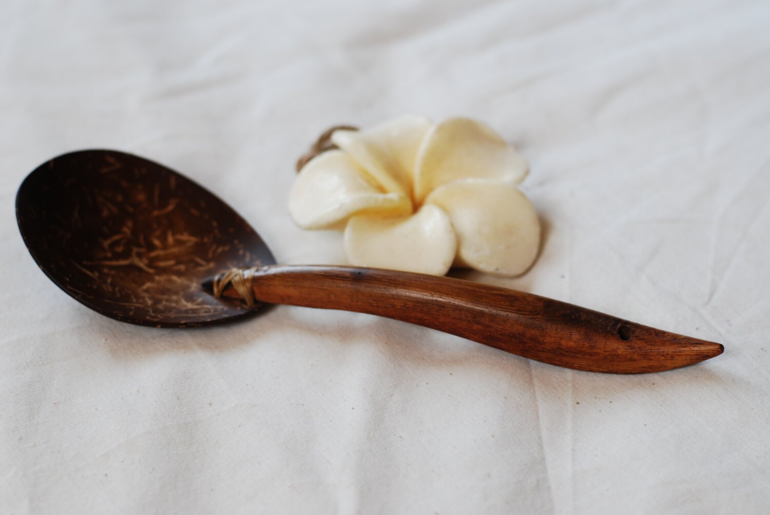 Handmade Coconut Shell serving spoon/ scoop ladle spoon/