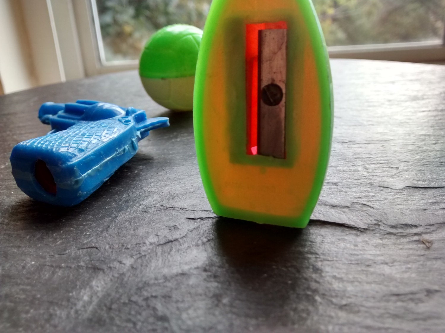 50s vintage novelty mini pencil sharpeners plastic miniature