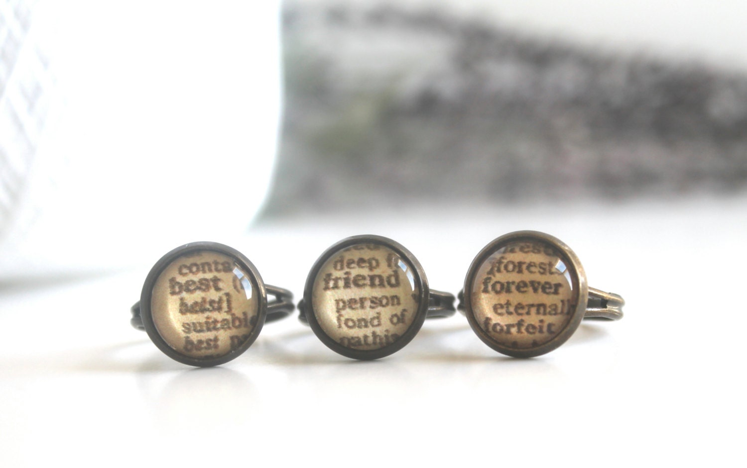 Three Best Friends Forever Rings