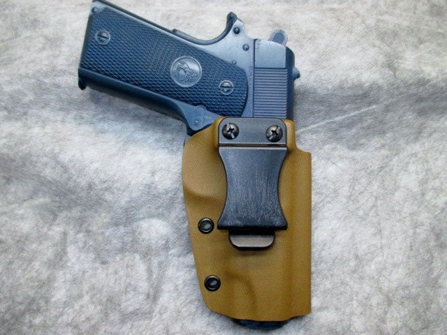 1911 4-1/4 Inch Kydex IWB Holster Coyote Brown by GBHolsterCo