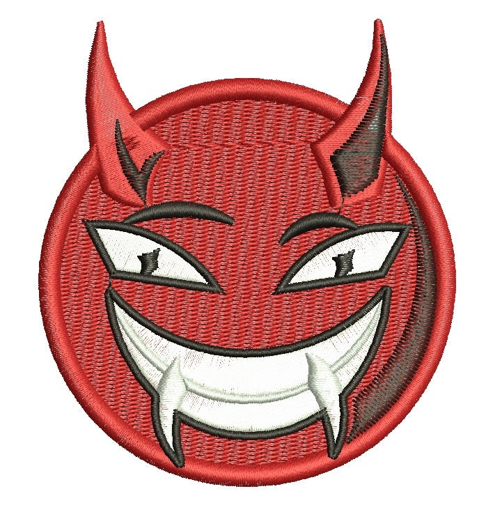 devil smile Machine Embroidery designs