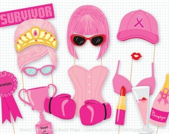 Breast Cancer Awareness, Breast Cancer Survivor, Pink Ribbon, Think Pink, Breast Cancer, Photo Booth Props, Foto Booth, Photobooth Props