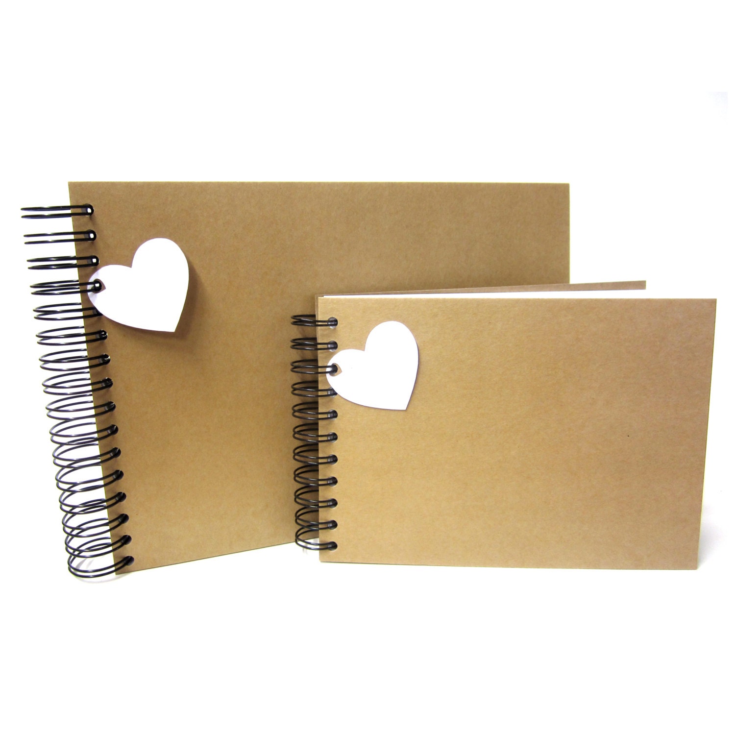 Blank A4/A5 Vintage Kraft Scrapbook Photo Album Guest Book