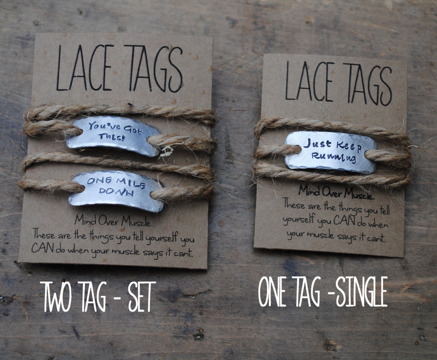 handwriting gifts personalized of or SET TWO {one trainer personalized SINGLE tags