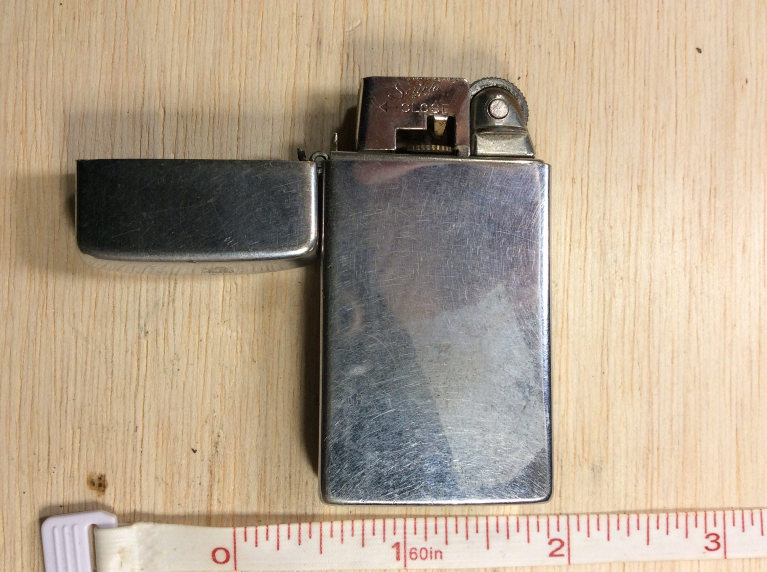 Vintage Scripto Butane Lighter Used