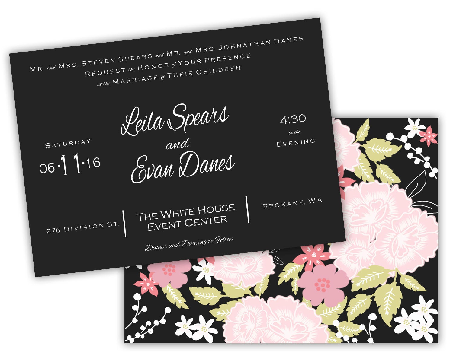 Wedding Invitation Suite Digital or Printed