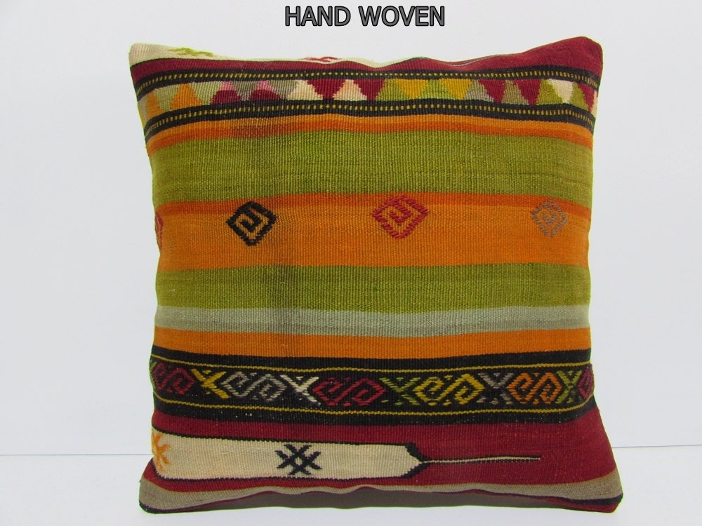 20x20 kilim pillow 20x20 large throw pillow by DECOLICKILIMPILLOWS