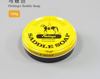 Feibing's Saddle Soap Clean Polish Oil Leather Care Renew LeatherMob Leathercraft