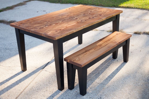 Farmhouse Table Solid Wood Farmhouse Dining Table