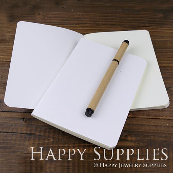 64K (A6/10x14mm) Pack of 5 Blank Kraft Notebooks. Wholesale / Bulk