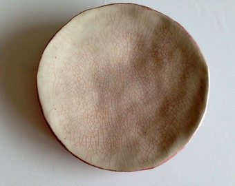 Plate - Steingzeug & glaze, pigments (18 cm)