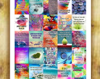 Inspirational Quotes Stickers Set 2 for Erin Condren Life