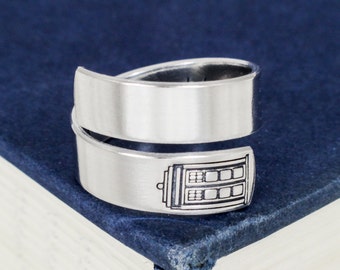 Bigger on the Inside Wrap Ring - TARDIS