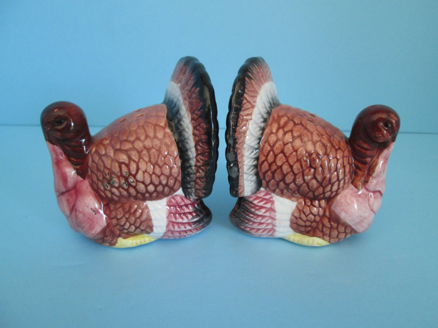 Vintage Ceramic Turkey Salt & Pepper Shakers Haute Juice